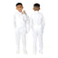 Boys' White Classic Fit Tuxedo Set Without Tail