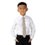 Boys' Linen Blend Zipper Necktie