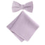 Boys' Linen Blend Bow Tie and Pocket Square Set