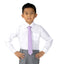 Boys' Mottled Linen Zipper Necktie