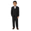 Boys' Black Three Piece Two-Button Suit Set