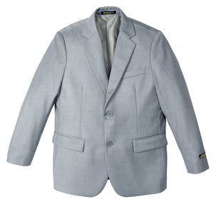 Boys' Light Grey Two Button Blazer