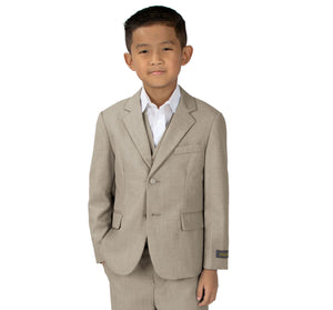 Boys' Tan-B Two Button Blazer