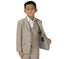 Boys' Tan Two Button Blazer