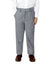 Boys' Grey Flat Front Dress Pants