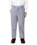 Boys' Light Grey Flat Front Dress Pants