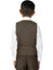 Boys' Brown Four Button Suit Vest Waistcoat