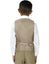 Boys' Khaki-C Four Button Suit Vest Waistcoat