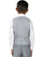 Boys' Light Grey-C Four Button Suit Vest Waistcoat