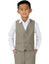 Boys' Tan-C Four Button Suit Vest Waistcoat