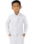 Boys' White-C Four Button Suit Vest Waistcoat