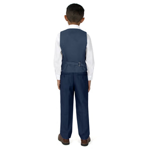 Boys' Blue 2-Piece Vest Set