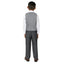 Boys' Charcoal-C 2-Piece Vest Set