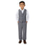 Boys' Grey 2-Piece Vest Set