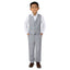 Boys' Light Grey 2-Piece Vest Set