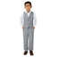 Boys' Light Grey-C 2-Piece Vest Set