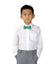 Boys' Printed Christmas Themed Bow Tie, Santa Face