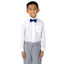 Boys' Solid Color Pre-Tied Satin Bow Tie