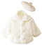 Spring Notion Little Girls Faux Fur Coat with Hat