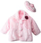 Spring Notion Little Girls Faux Fur Coat with Hat