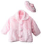 Spring Notion Little Girls Faux Fur Coat with Hat