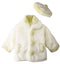 Spring Notion Little Girls Faux Fur Coat with Hat