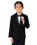 Boys' Satin Crinkle Microfiber Bow Tie