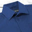 Boys' Cotton Blend Dress Shirt and Matching Necktie Set, Royal Blue-98