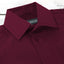 Boys' Cotton Blend Dress Shirt and Matching Necktie Set, Burgundy-10