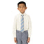 Boys' Ivory Cotton Blend Dress Shirt and Tie Set (Color 19)