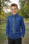 Boys' Cotton Blend Dress Shirt and Matching Necktie Set, Royal Blue-98