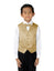 Boys' 4-Piece Satin Tuxedo Vest Set