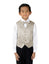 Boys' 4-Piece Satin Tuxedo Vest Set