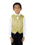 Boys' 4-Piece Satin Tuxedo Vest Set