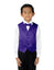 Boys' 4-Piece Satin Tuxedo Vest Set