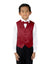 Boys' 4-Piece Satin Tuxedo Vest Set