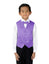 Boys' 4-Piece Satin Tuxedo Vest Set