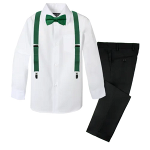 Boys' 4-Piece Customizable Suspenders Outfit - Customer's Product with price 52.95 ID fVv4nGmFvgnfBhkSEP-gtWze