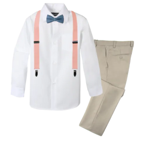 Boys' 4-Piece Customizable Suspenders Outfit - Customer's Product with price 66.95 ID 7-BvaV2A2PalTeG1nSMo5uyp