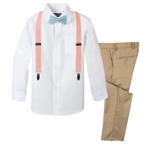 Boys' 4-Piece Customizable Suspenders Outfit - Customer's Product with price 66.95 ID m98aonapuJj5wggpJwaLzv0-