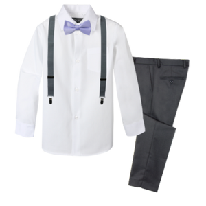 Boys' 4-Piece Customizable Suspenders Outfit - Customer's Product with price 52.95 ID 87BRKUBBK_vUvpb4BjUNLVwG