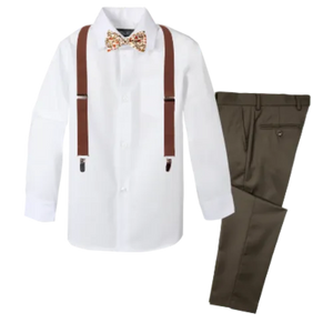 Boys' 4-Piece Customizable Suspenders Outfit - Customer's Product with price 56.95 ID sPiVTlrRWygzy_OWMK3A8hyM