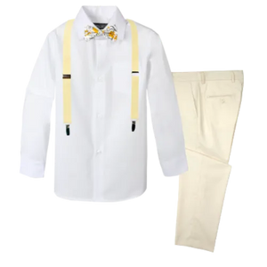 Boys' 4-Piece Customizable Suspenders Outfit - Customer's Product with price 56.95 ID kWonA9OAqnYLI9ra7oejZVyU