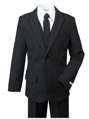 black suit with jacket