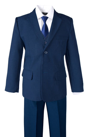 blue suit with jacket