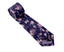 Men's Cotton Printed Floral Skinny Tie, Navy/Pink (Color F38)