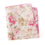 Boys' Cotton Floral Print Pocket Square, Peach (Color F25)