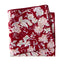 Boys' Cotton Floral Print Pocket Square, Apple Red (Color F45)