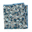 Boys' Cotton Floral Print Pocket Square, Blue (Color F58)