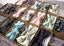 Men's Cotton Floral Print Bow Tie, Navy (Color F21)